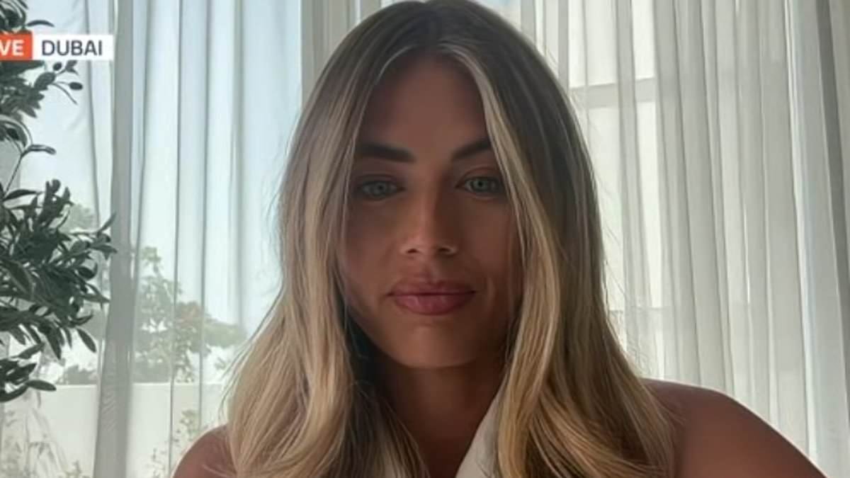 Love Island's Arabella Chi admits she's 'scared' and makes plans to 'hide her family in storage cupboard' appearing live on Good Morning Britain after moving to Dubai amid Iranian missile strikes - as celebs open up on 'scariest night'