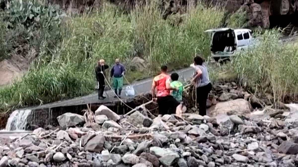 Thousands evacuated in Canaries as Spanish islands are hit with yet more storms days before Easter holidays