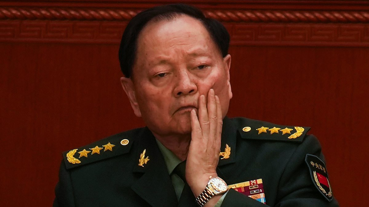 'Gunfight' as Chinese general is purged by President Xi: Rumours sweep Beijing that 'coup-plotting' military chief was axed 'for leaking nuclear secrets to US'