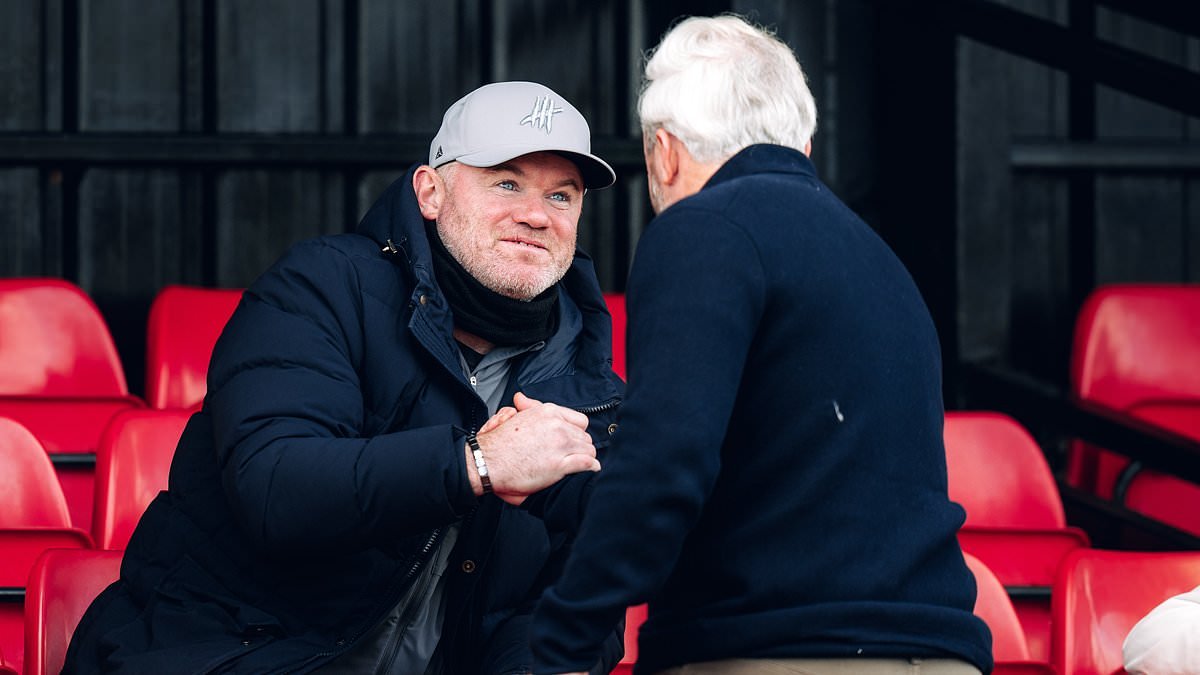 Proud father Wayne Rooney watches on as son Kai plays for Man United Under-18s... but youngster's wonderkid team-mate steals the show as he scores AGAIN!