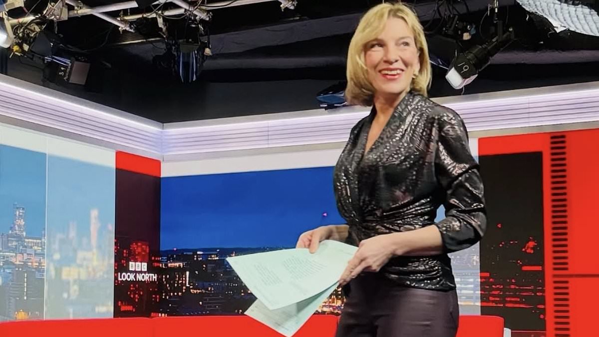 BBC News presenter, 52, brutally trolled for wearing 'unflattering and far too tight' leather trousers hits back at critics with defiant video insisting 'they're staying!'