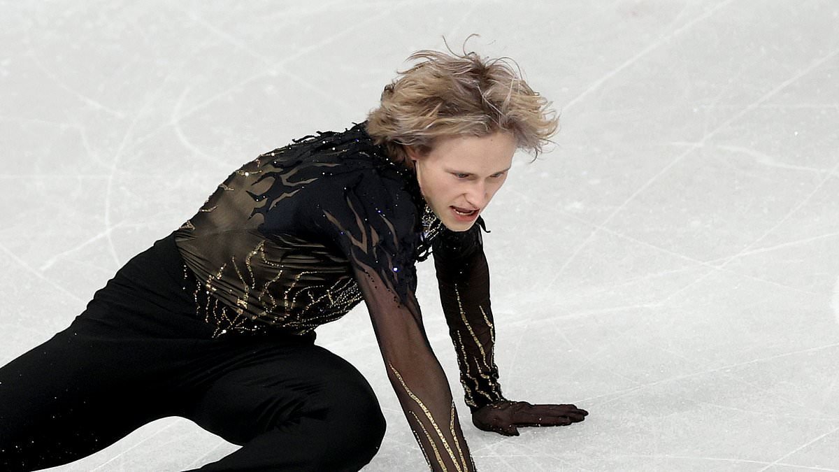 US skating star nicknamed 'the Quad God' fails to win medal after FALLING in nightmare Winter Olympic collapse
