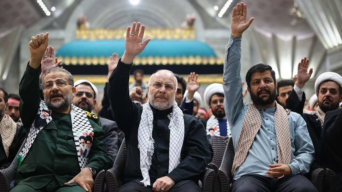 Trump's team are eyeing Iran's parliament speaker as a US-backed leader - despite his repeated threats to America and criticisms of the President