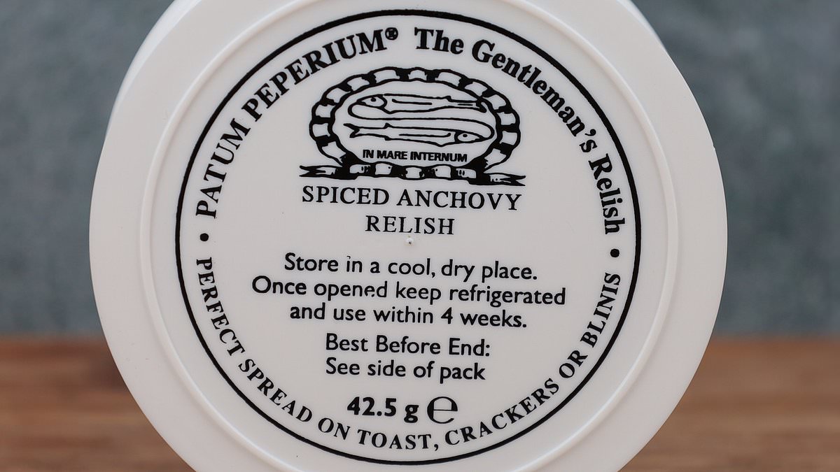Relief for Gentleman's Relish! Pungent anchovy paste may not be toast after all