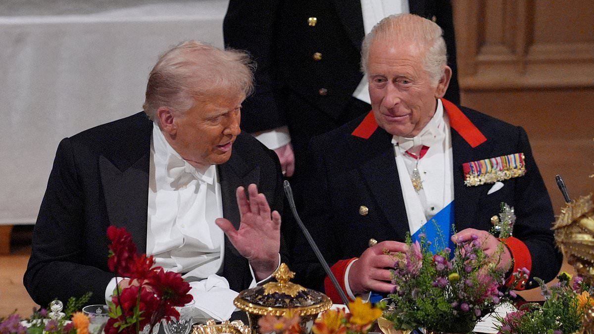 King will get a show of 'American military might' when he visits the US 'because officials don't think they can match British pageantry'