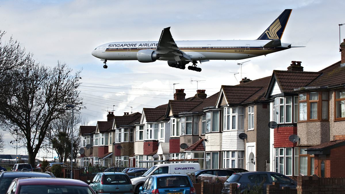 Revealed: The 250 worst postcodes for airplane 'flight blight' where thousands can be wiped off the value of your home... is YOURS on the list?