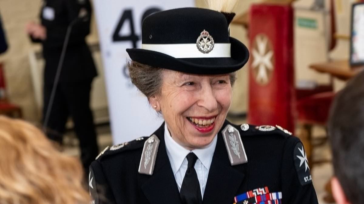 Here comes 'amazing' Anne! Princess Royal praised as a 'formidable force' after reception for St John Ambulance in London