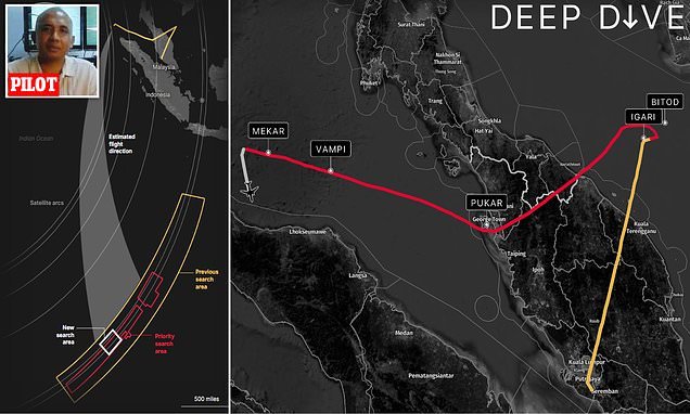 Haunting final moments of MH370, the jumbo jet which mysteriously vanished somewhere over the Indian Ocean