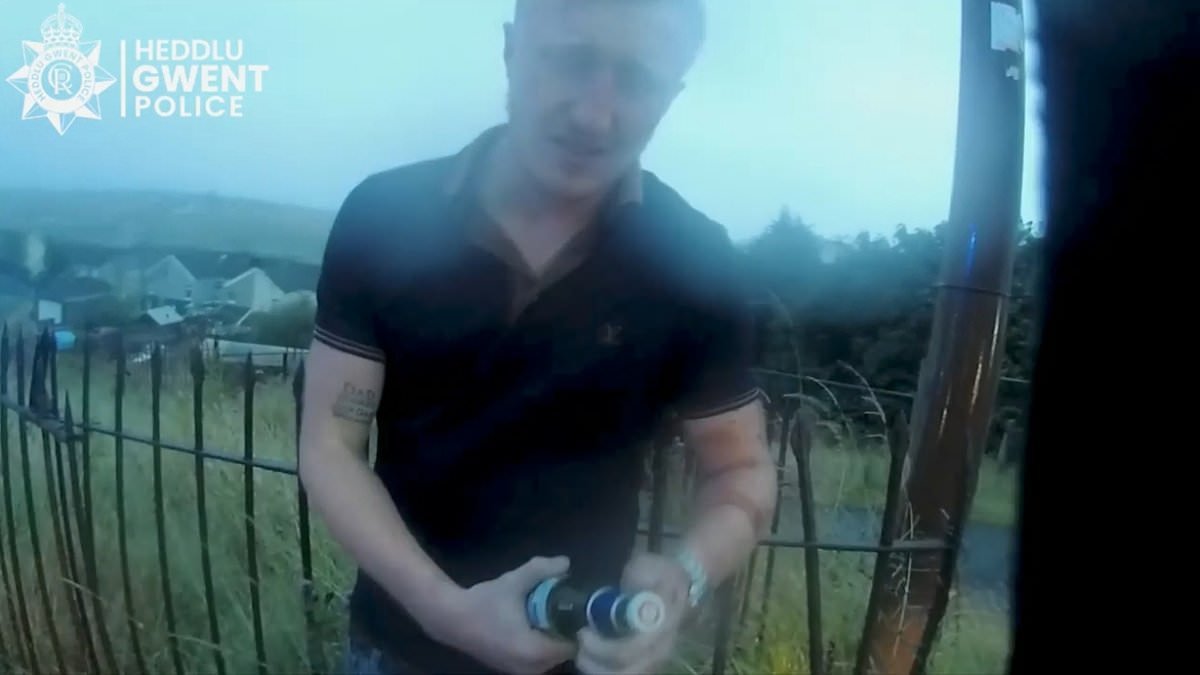 Moment drug driver hands police bottle of beer after killing girl, 17, while on cocktail of cocaine, ketamine and ecstasy