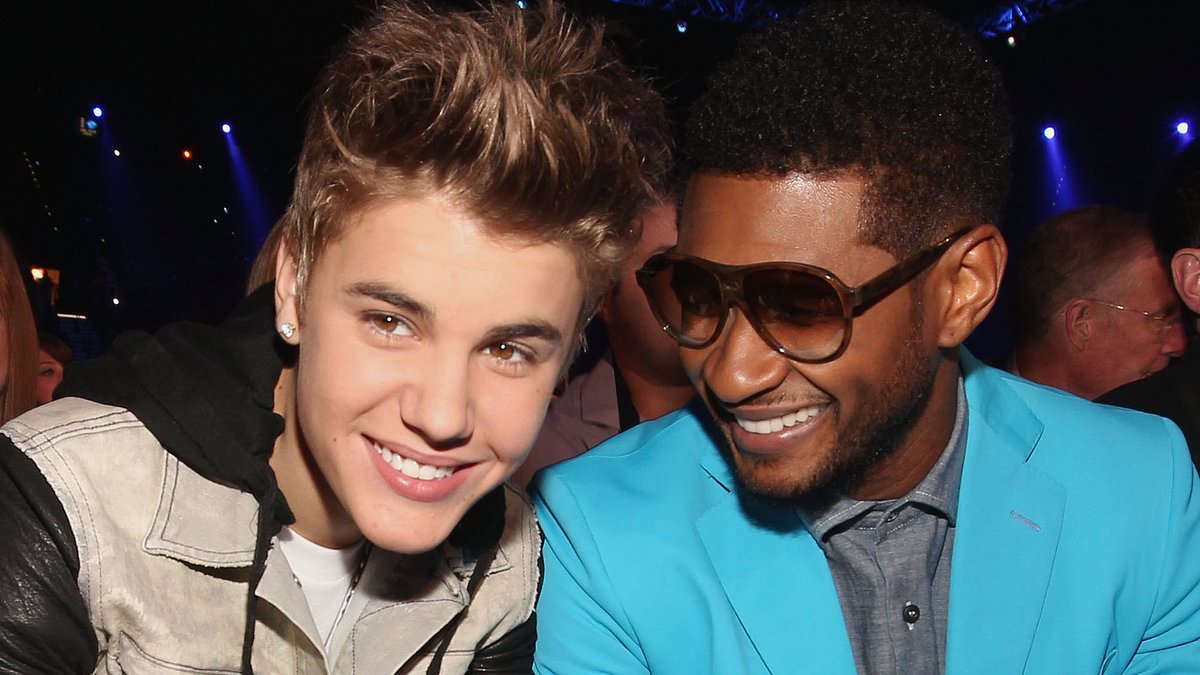 Justin Bieber and former mentor Usher embroiled in 'heated exchange' at Oscars afterparty