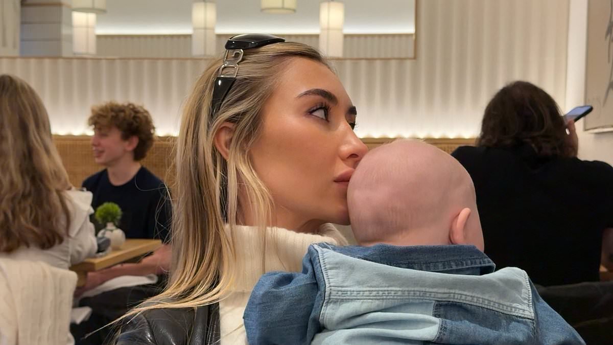 Sophie Habboo says she's having doubts if 'eating my placenta did anything' as she reveals her hair is 'falling out by the second' after welcoming baby son Ziggy