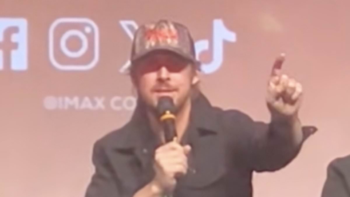 Ryan Gosling halts LA event to praise Eva Mendes' brother as 'the hardest-working nonworking actor I have ever met' as he issues plea to directors and writers in crowd to 'hire this man!'