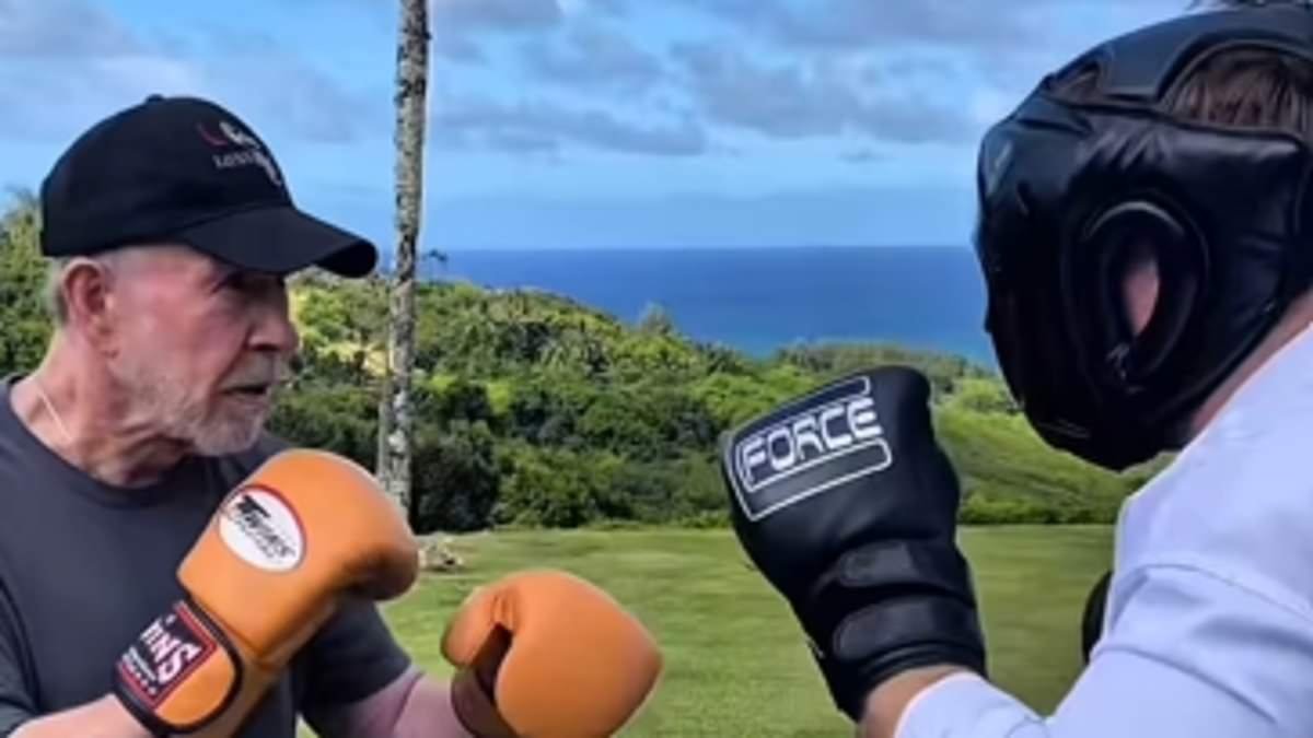 Chuck Norris felt 'young' again in final video showing his boxing workout just 10 days before shock death at age 86