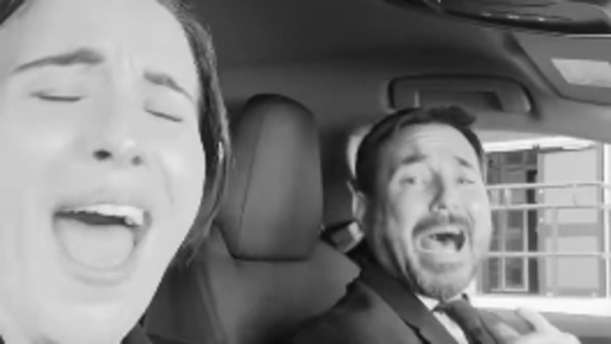 Line Of Duty favourites Vicky McClure and Martin Compston enjoy a boogie as they tease fans while filming for new series