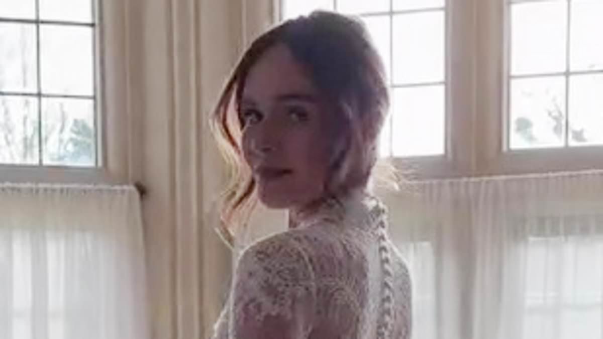 Is Holly Ramsay a copy-Kate? Newlywed reveals her lace wedding dress was inspired by Princess Catherine - and the similarities don't stop there