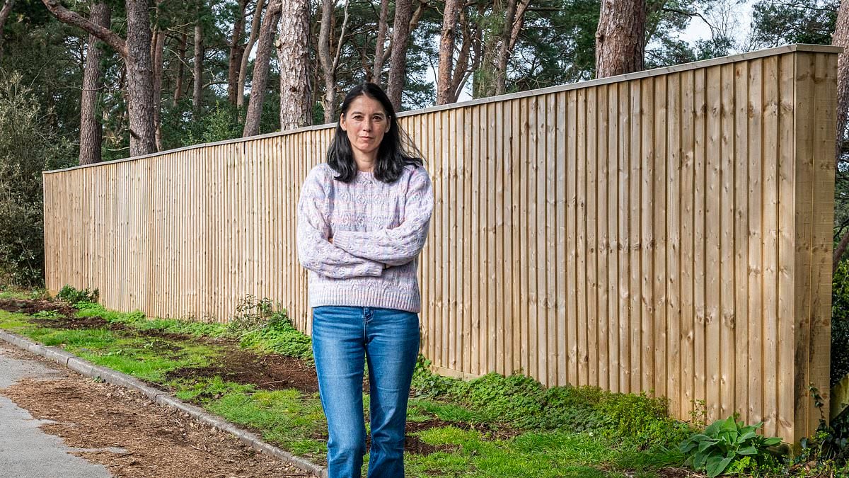 Couple are ordered to tear down 6ft garden fence outside their £1.15m home after council officials rule it 'ugly' and 'out of character' in upmarket neighbourhood