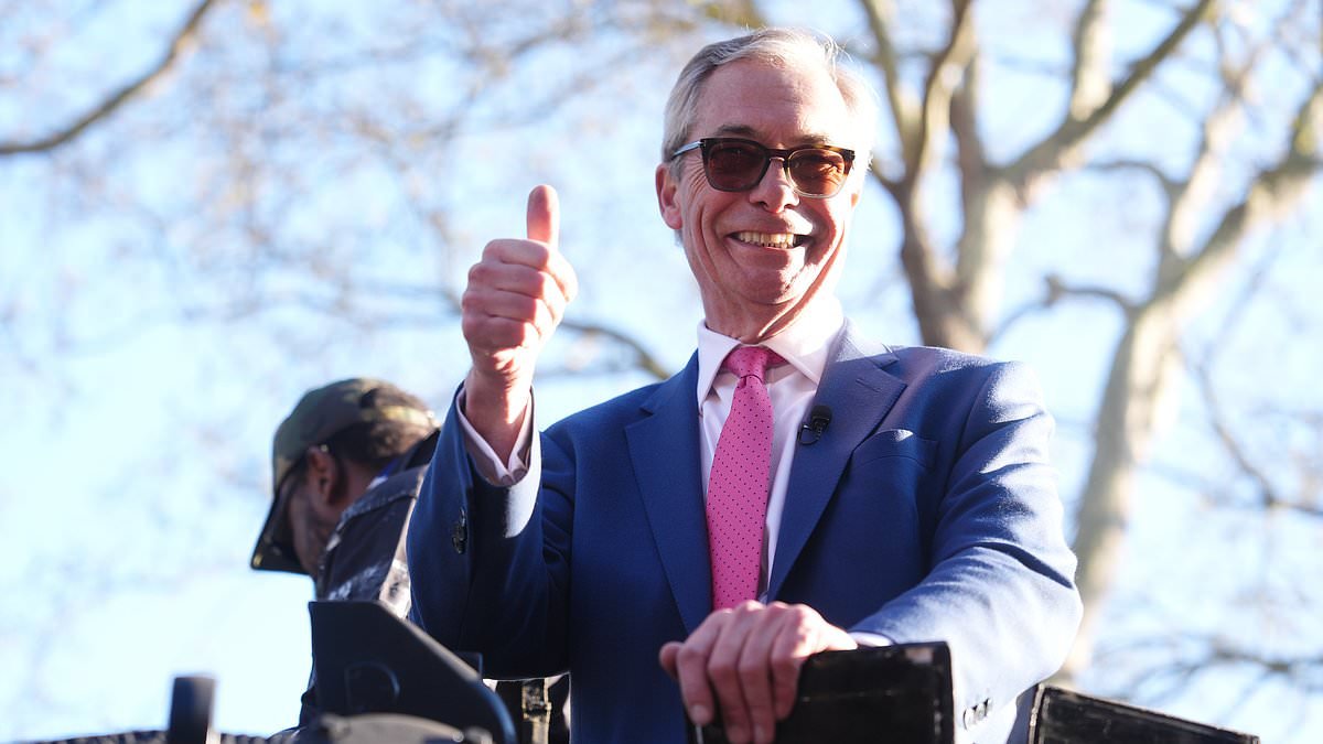 Nigel Farage vows Reform will hammer Labour in 'electoral earthquake' at local elections saying Keir Starmer's party is 'dying'