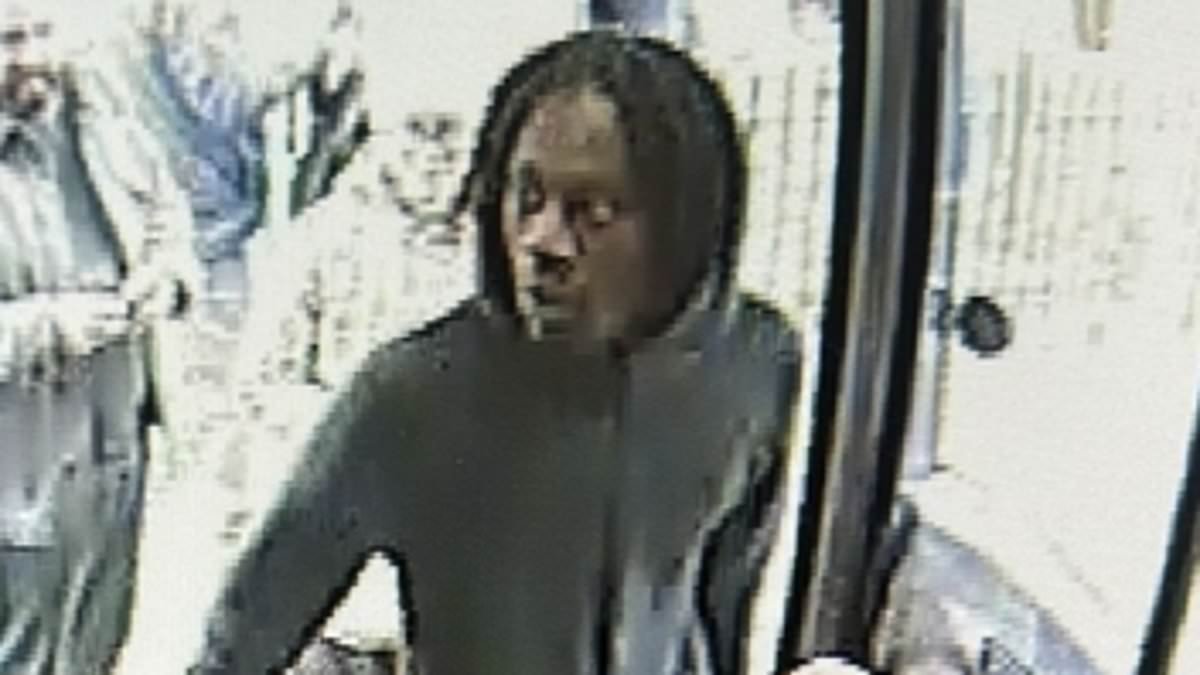 Fresh CCTV shows fugitive drill rapper who went on the run ahead of deportation flight - as police manhunt enters 9th day