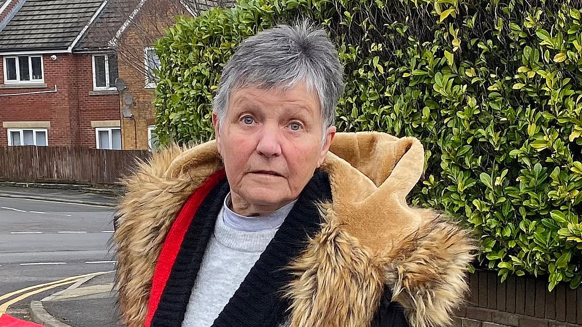 Pensioner evicted from her £420k home after losing court battle over 1ft strip of land vows to continue her legal fight despite being left homeless and forced to spend night on the streets