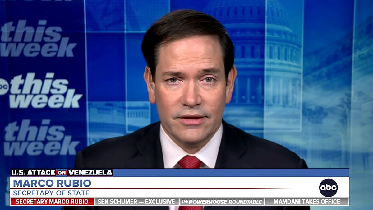 Trump's plan to run Venezuela up in the air as 'Viceroy' Marco Rubio refuses to confirm he will be in charge after US ousted Maduro