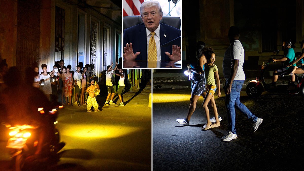 Trump says he'll have the 'honor of taking Cuba' and insists 'I could do anything I want with it' as country is hit with island-wide blackout