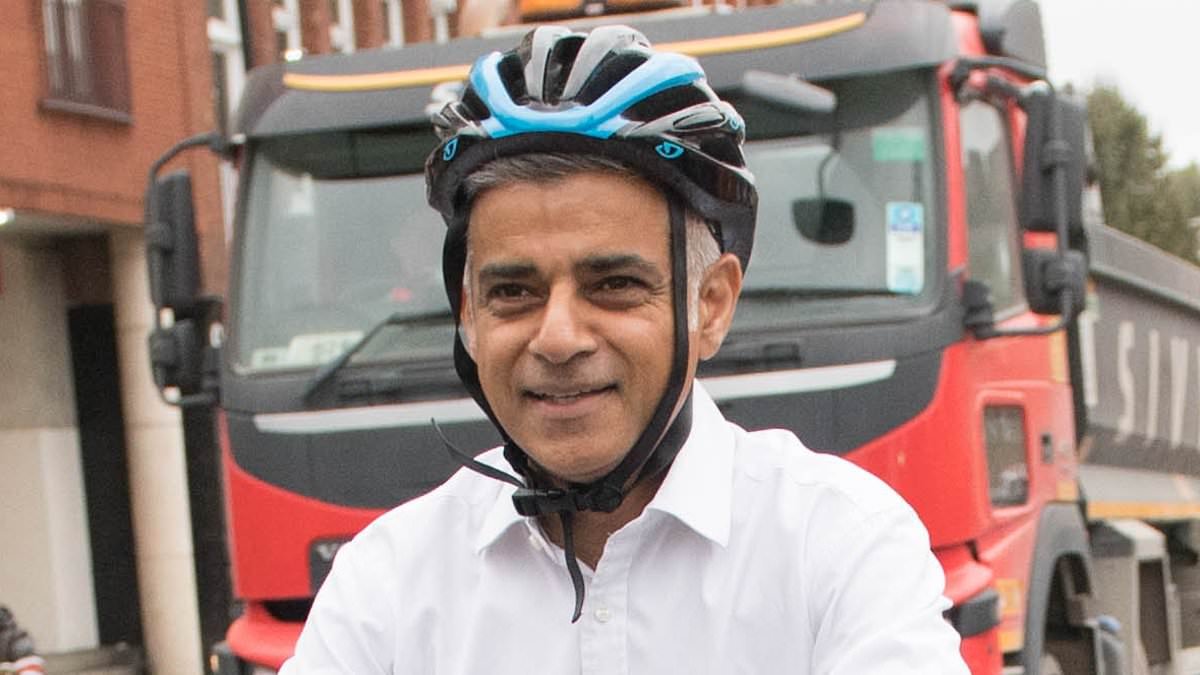 Sadiq Khan's floating bus stops that leave Londoners dicing with death breach safety standards - after data showed 60 per cent of cyclists refuse to give way on them