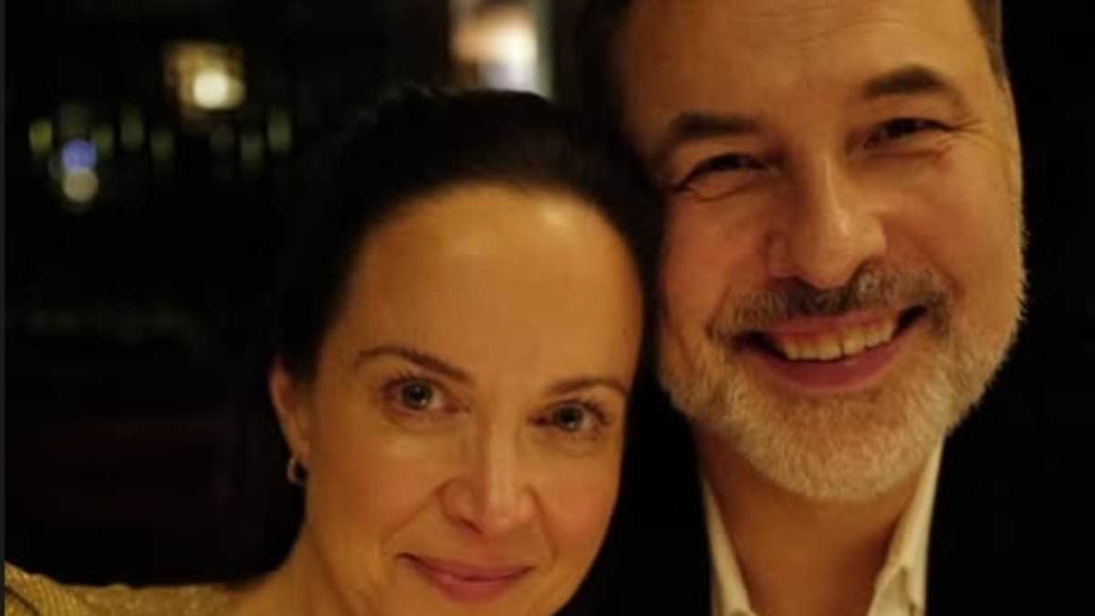 Grinning David Walliams breaks his online silence to pose with a friend after being dropped by book publisher and children's charity over claims he harassed young women