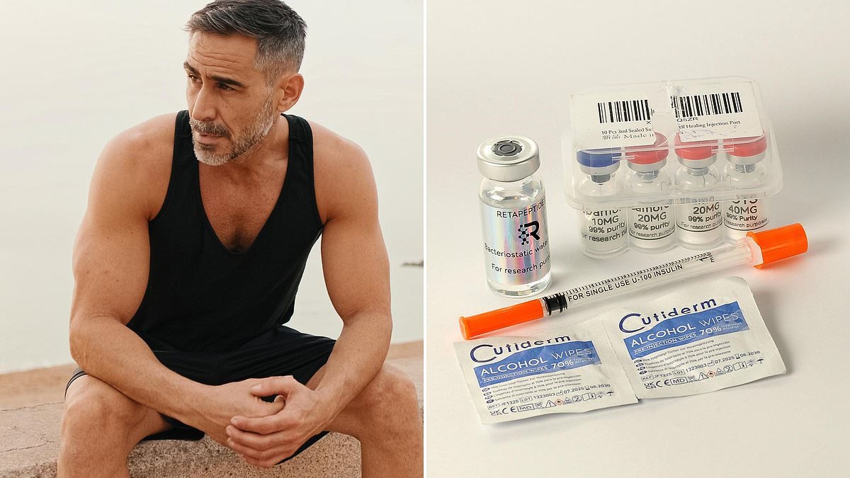 How gym-obsessed Gen Z AND Boomers with agonising joint pain are turning to underground dealers to buy £80 'lab rat' treatment they claim is more anti-ageing than Botox and sheds fat quicker than Ozempic