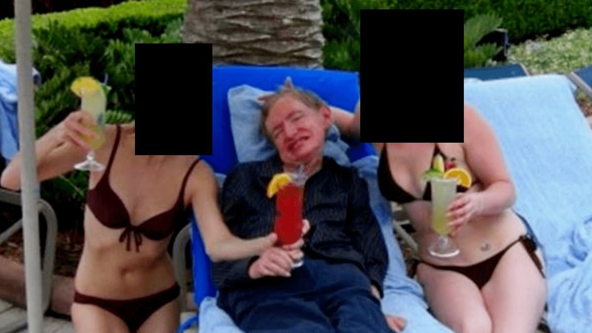 Stephen Hawking's two cocktail companions in the Epstein Files photo turned out to be his caregivers. But as PAUL BRACCHI discovered, the astrophysicist's condition didn't get in the way of his love for beautiful women