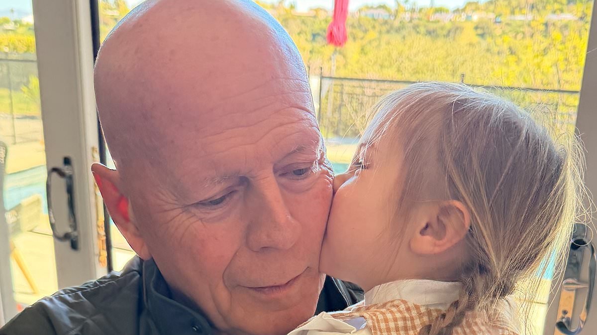 Demi Moore shares rare photos of Bruce Willis with his granddaughter in sweet 71st birthday tribute
