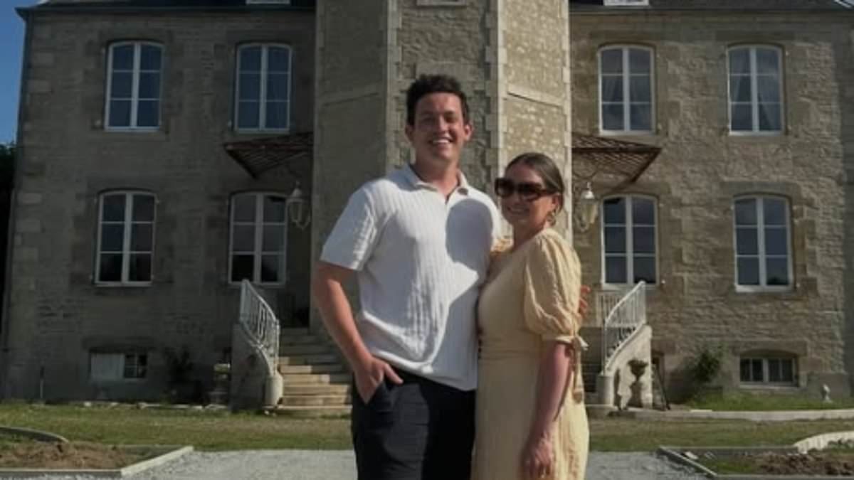 Couple who won £250,000 French château in Channel 4 competition plan to use the idyllic property for their 'fairytale wedding'