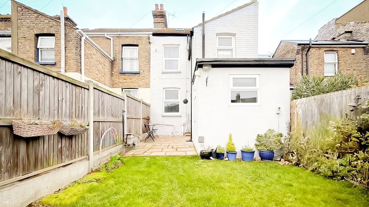 Unassuming three-bedroom home with a garden hits market for £350,000... and comes with a boozy surprise