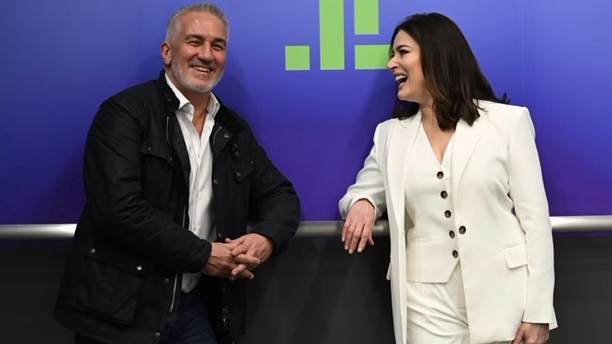 Paul Hollywood and Nigella Lawson can't stop beaming as they share the 'secrets to a successful TV partnership' ahead of judging together on The Great British Bake Off