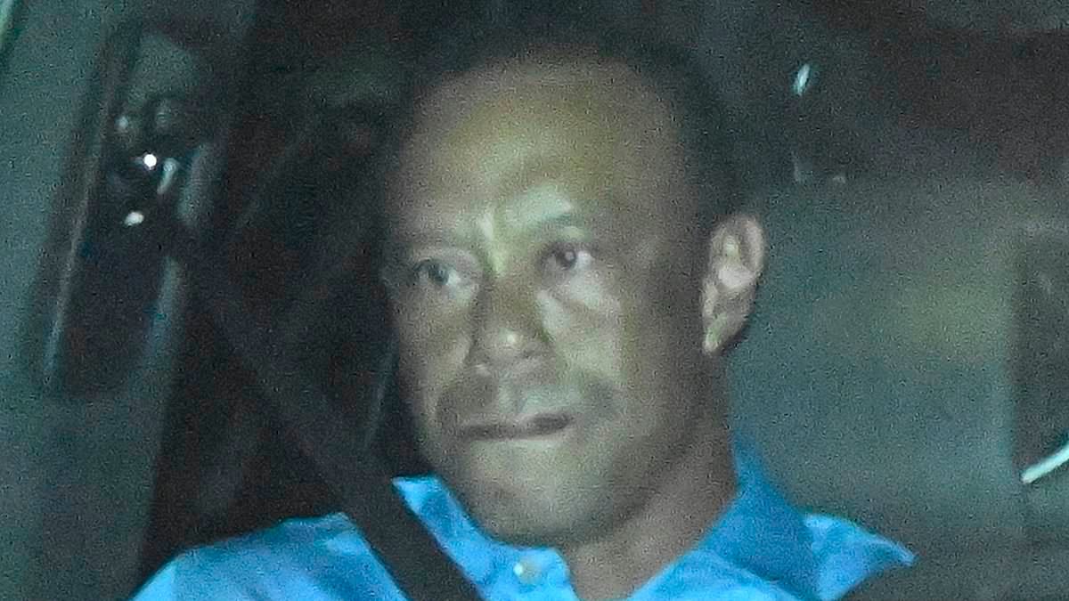 Tiger Woods had pills in his pocket when he was arrested, cops claim... as golf legend reveals what led to him rolling his SUV in high-speed crash