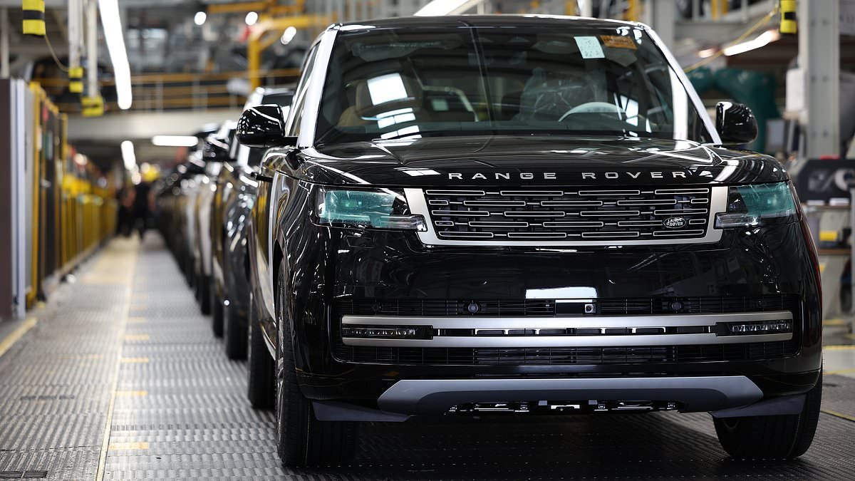 Jaguar Land Rover halts production at its biggest car factory for a fortnight due to parts supply issue as wider UK vehicle outputs hit the rocks