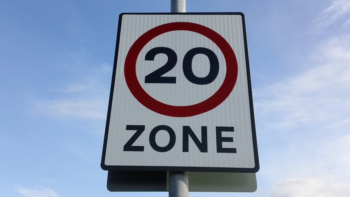 Rollout of 20mph speed limits across swathes of Britain blamed for rise of a third in drivers given penalty points - with almost a MILLION hit last year