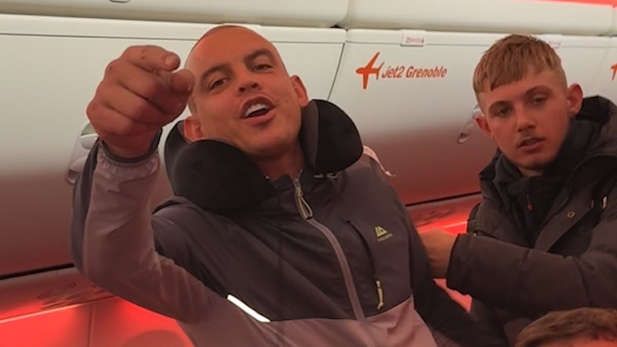 What started mass brawl on flight from Turkey to Manchester? Moments before huge row that left 'blood and teeth on the floor' broke out is captured on camera