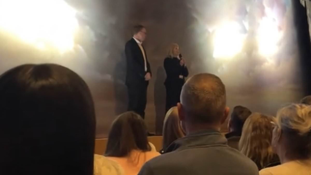 Book of Mormon performance in the West End is cancelled mid-show after audience member in front row pelts actors with objects in 'religious protest'