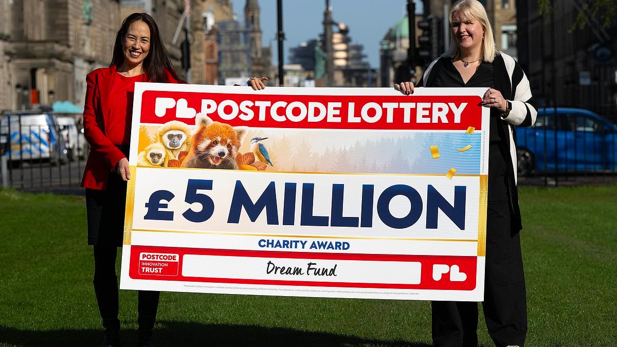 Postcode Lottery launches £5million award to 'fund charities' dreams' - after supporting groundbreaking Alzheimer's research