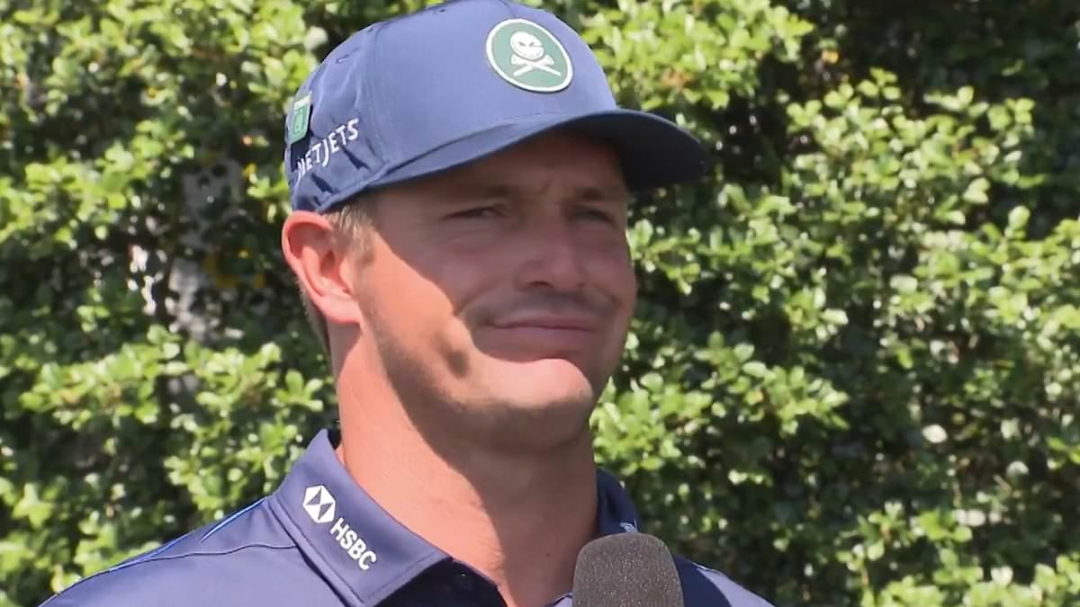 Bryson DeChambeau snaps back at reporter in frosty Masters exchange: US star bristles after being probed on his 3D-printed golf club following disastrous first round at Augusta