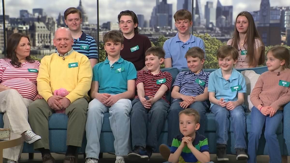 This Morning fans gasp 'just because you can, doesn't mean you should!' as couple brag about welcoming their FOURTEENTH child - and reveal eye-watering cost of their supersized brood