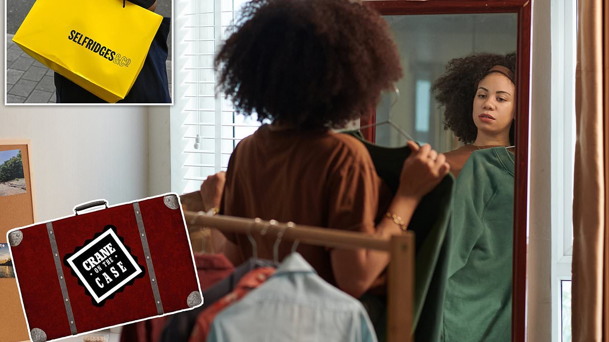 Selfridges refused to let me return £263 designer jacket as it had my HAIR on it: CRANE ON THE CASE