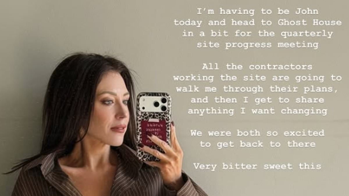 Lorna Luxe reveals she is returning to the £2.5million home she shared with late husband John Andrews for the first time since his death to cancer