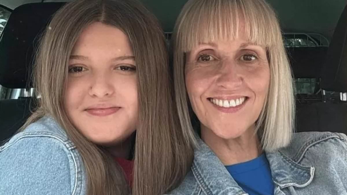 Mother, 45, and 15-year-old daughter who died after being swept out to sea are named and pictured alongside 'hero' who tried to save them