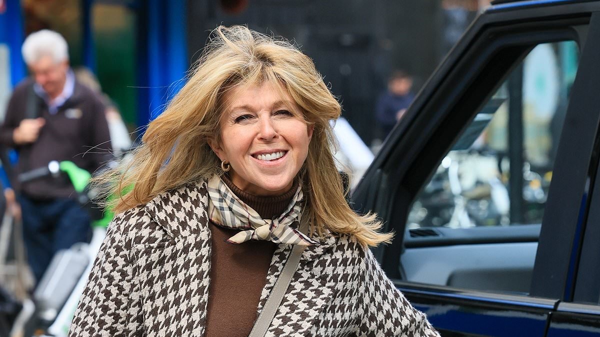 Kate Garraway can't wipe the smile off her face as it's revealed she's growing close to a broadcaster friend - two years after the tragic death of her husband