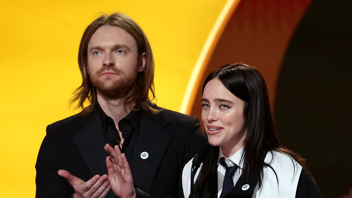 Billie Eilish's brother Finneas SLAMS 'powerful old white men' criticizing the singer's anti-ICE Grammys speech