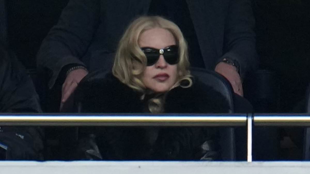 Madonna, 67, watches Tottenham's WSL clash against Chelsea after Queen of Pop cheered on her daughters in Spurs' academy match