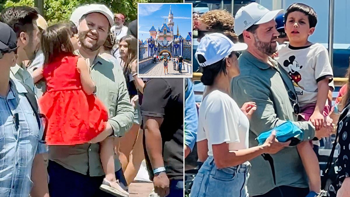 Would-be assassin, 22, 'caught threatening to kill JD Vance' when he visited Disneyland with his family as his chilling comments are revealed