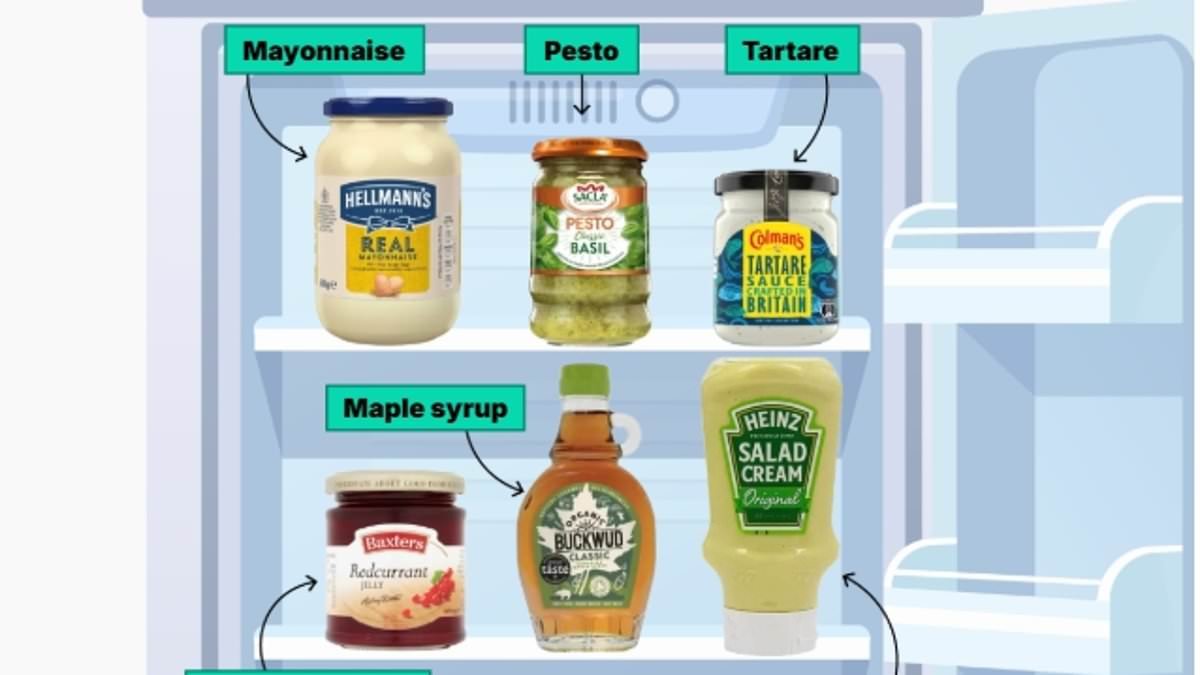Are YOU storing your sauces wrong? The correct spot for every single condiment, revealed - as experts finally settle the debate on where ketchup belongs