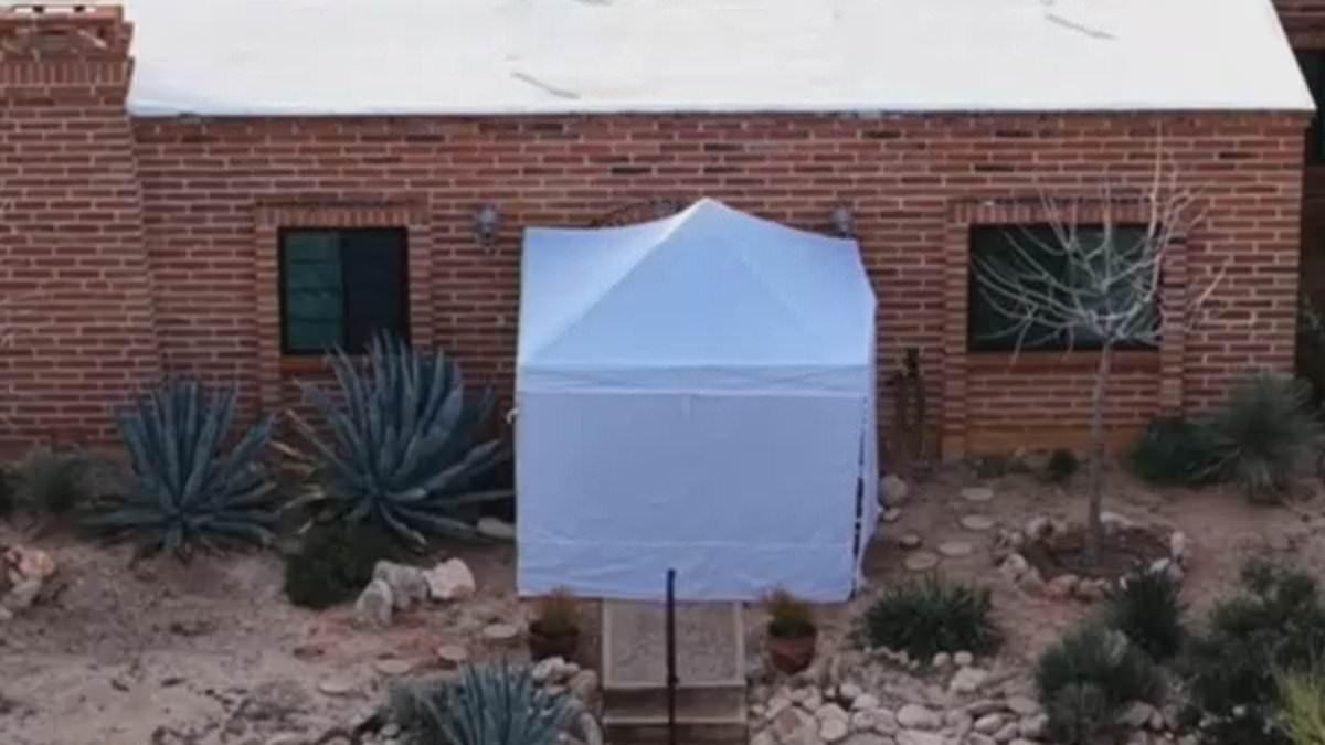 White tent is erected outside Nancy Guthrie's home 12 days after her abduction